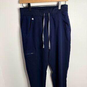FIGS Technical Collection Jogger Scrub Pants Navy Blue Size S Healthcare Uniform